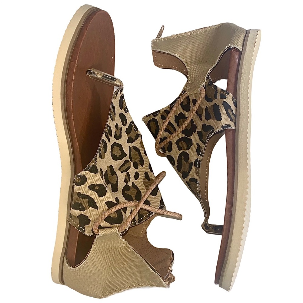 Leopard Print Sandals